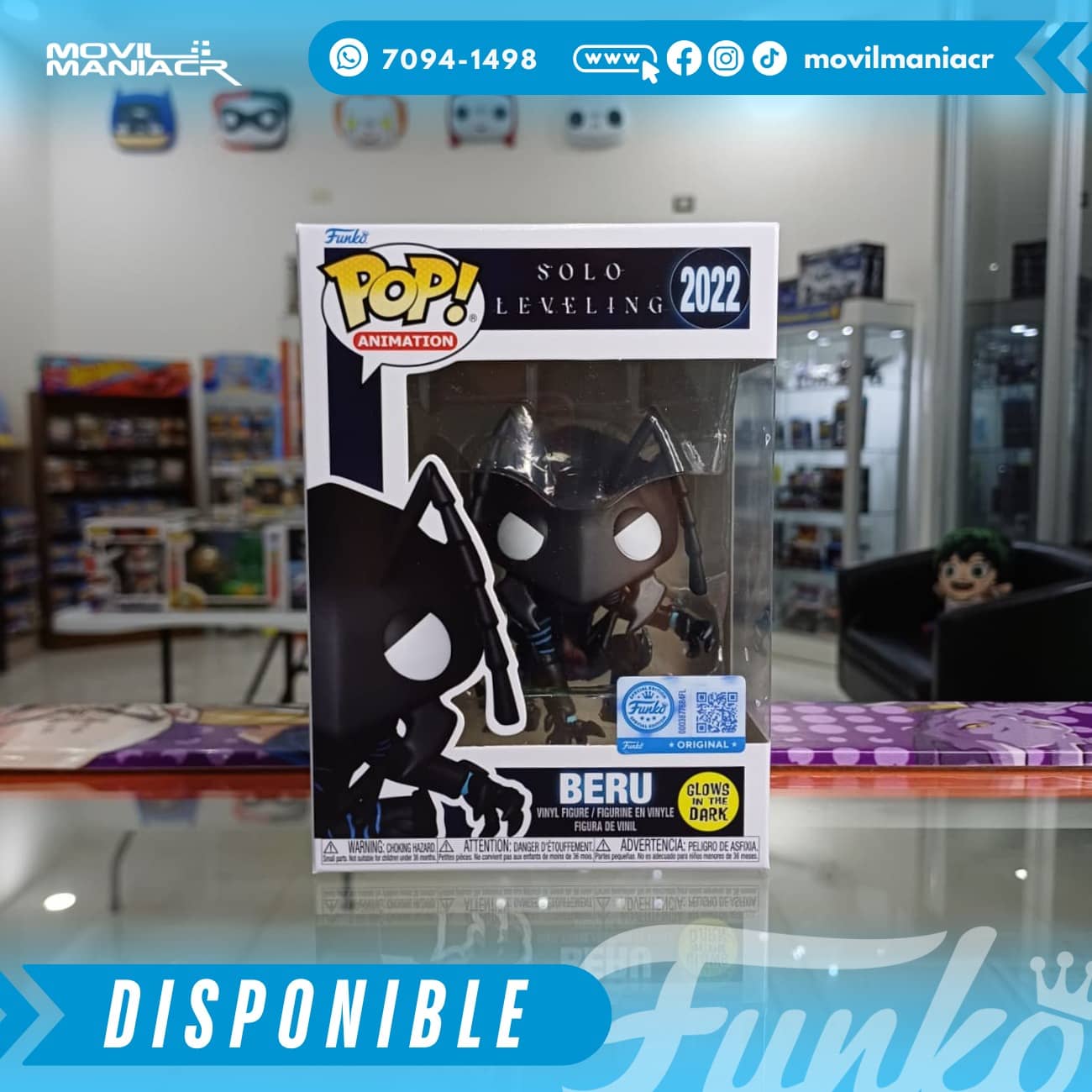 Funko Pop Solo Leveling Beru Exclusivo #2022 - (Stock) ¡Disponible Ahora! 2 Funko Pop Solo Leveling Beru Exclusivo #2022 - (Stock) ¡Disponible Ahora! - Imagen 2
