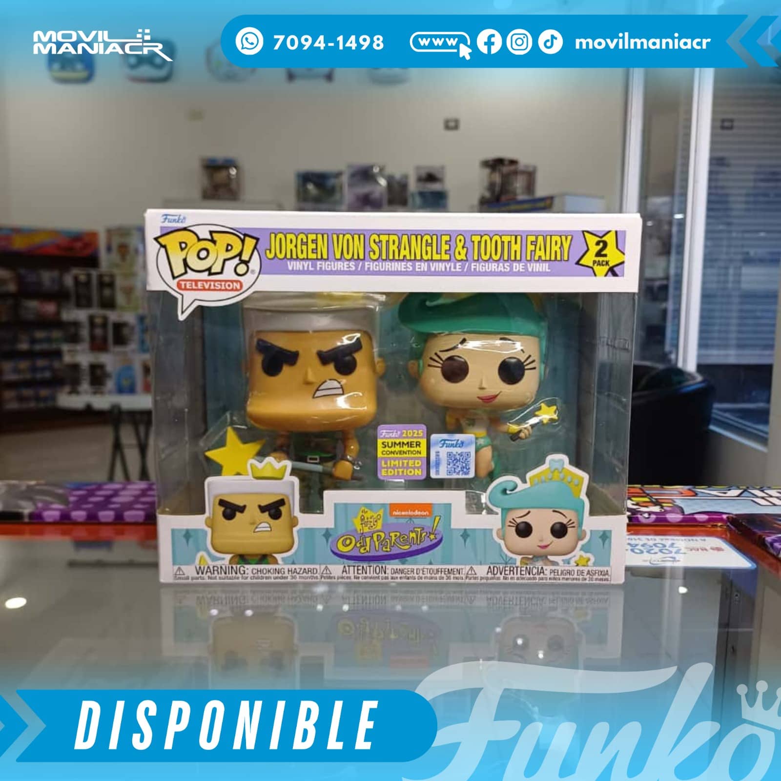 Funko Pop The Fairly OddParents Jurgen & The Fairy Exclusivo - 2-Pack (Stock) ¡Disponible Ahora! 2 Funko Pop The Fairly OddParents Jurgen & The Fairy Exclusivo - 2-Pack (Stock) ¡Disponible Ahora! - Imagen 2
