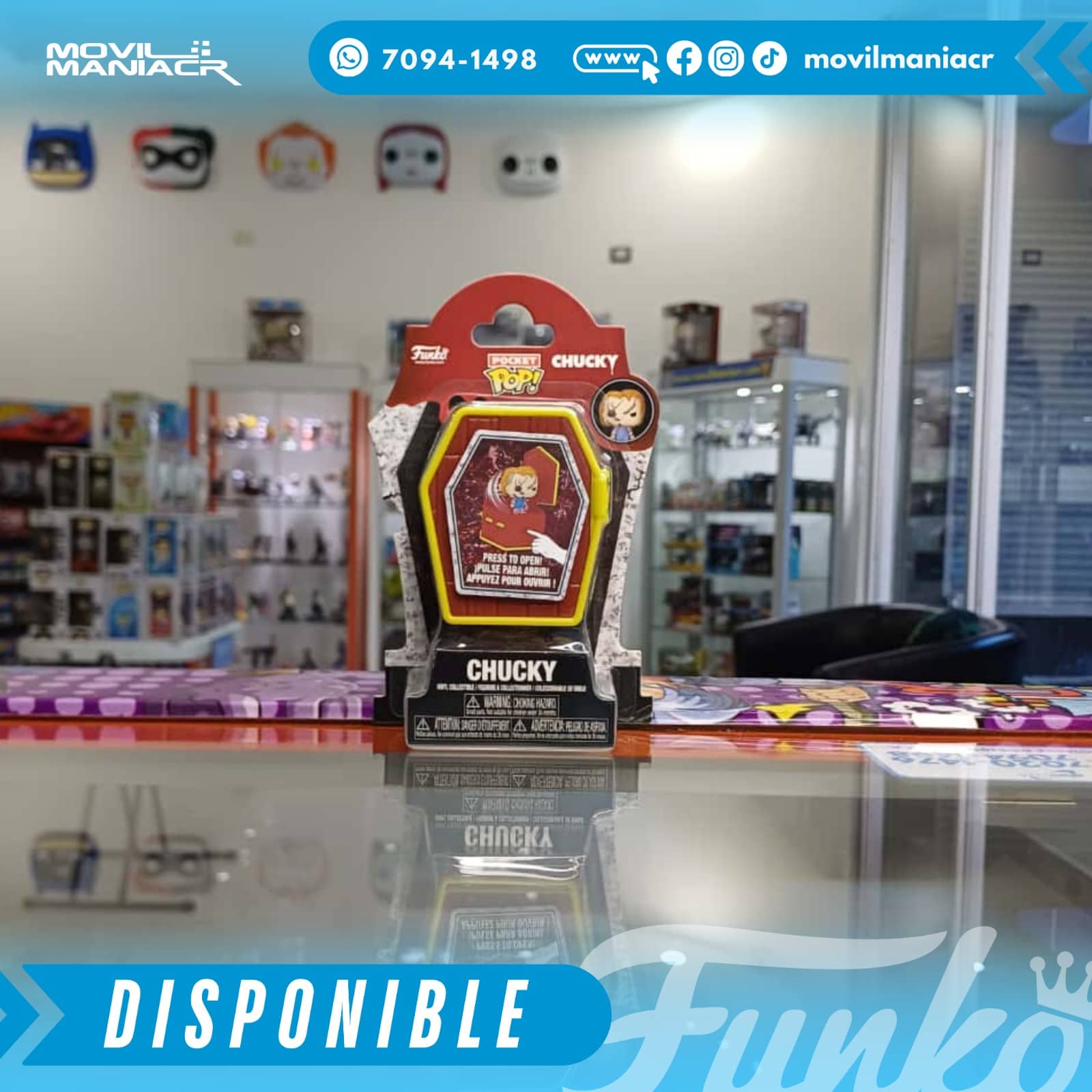 Pocket POPper Chucky - (Stock) ¡Disponible Ahora! 2 Pocket POPper Chucky - (Stock) ¡Disponible Ahora! - Imagen 2