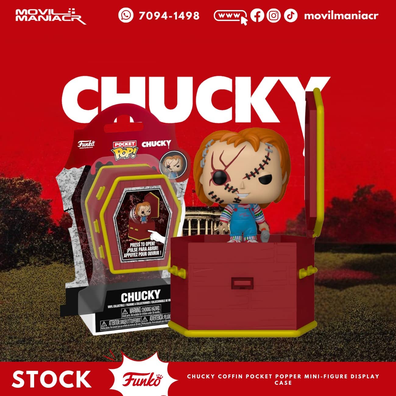 Pocket POPper Chucky - (Stock) ¡Disponible Ahora! 1 Pocket POPper Chucky - (Stock) ¡Disponible Ahora!