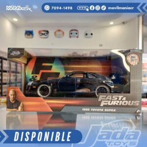 Carro Jada Toys Fast and Furious 1995 Toyota Supra Escala 124 – (Stock) ¡Disponible Ahora!