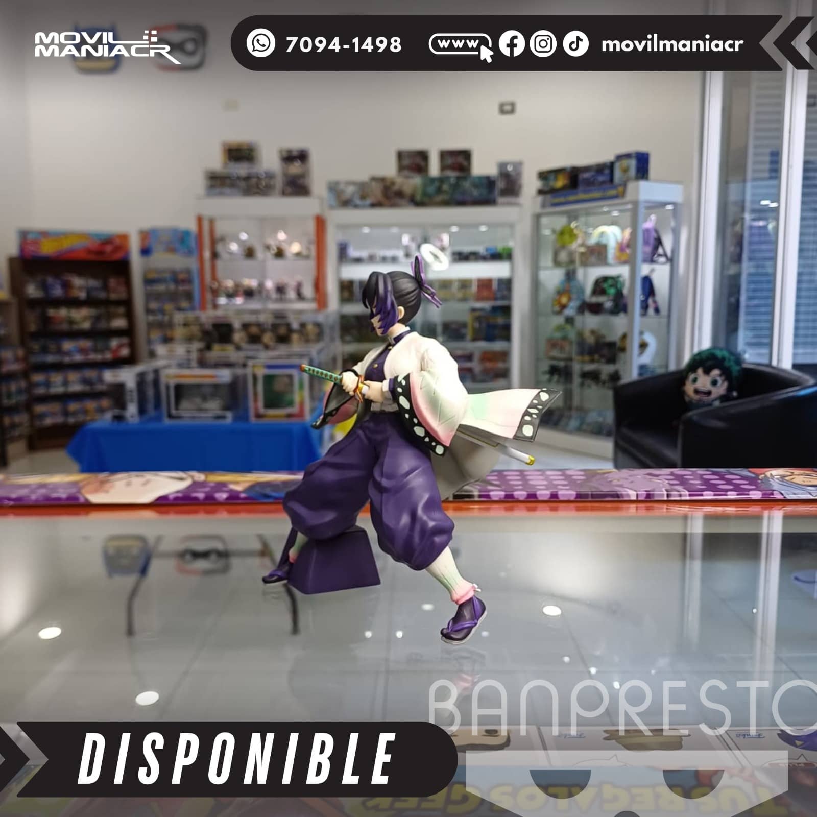Figura Banpresto Demon Slayer Shinobu Kocho 14cm aprox - (Stock) ¡Disponible! 3 Figura Banpresto Demon Slayer Shinobu Kocho 14cm aprox - (Stock) ¡Disponible! - Imagen 3