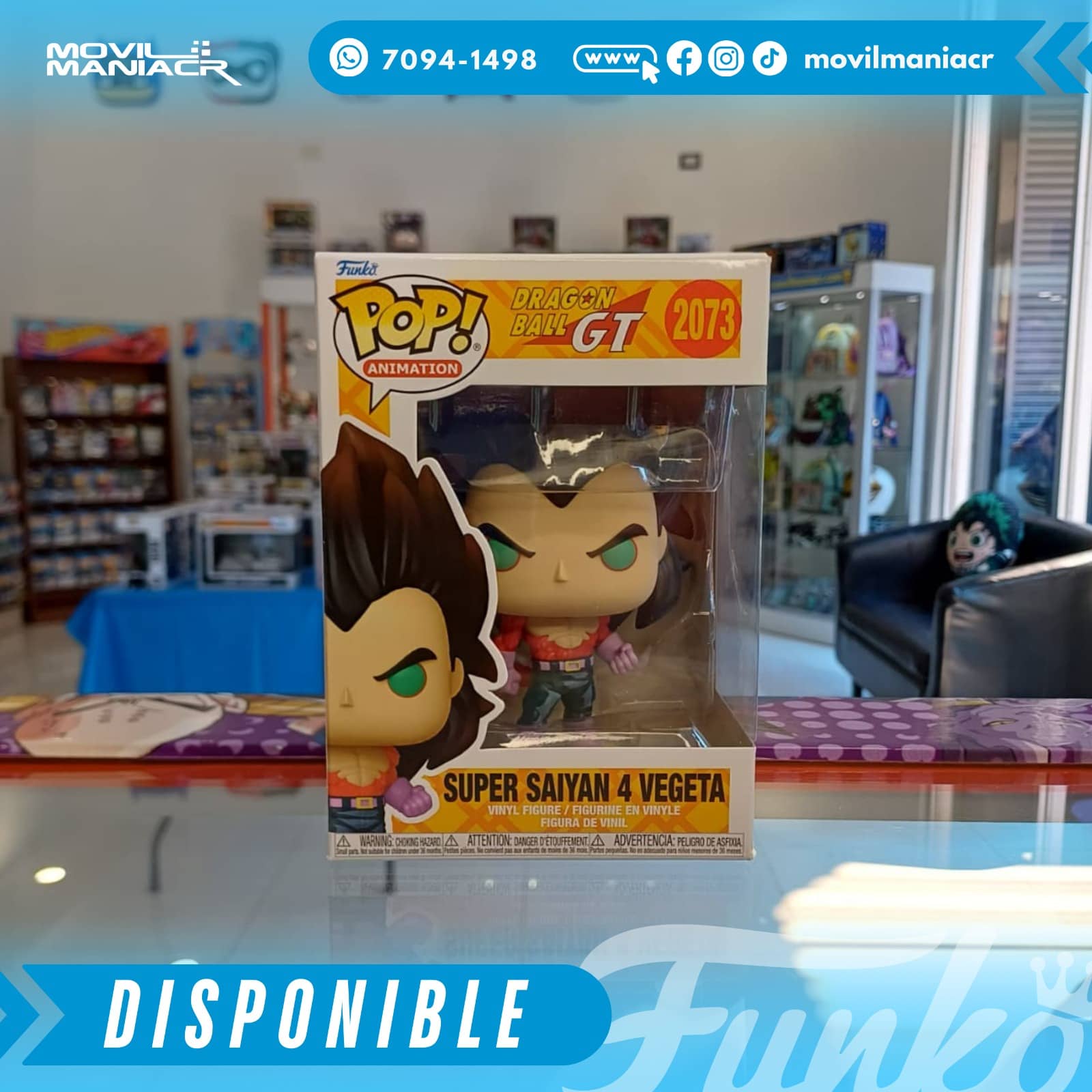 Funko Pop Dragon Ball GT Super Saiyan 4 Vegeta #2073 - (Stock) ¡Disponible Ahora! 2 Funko Pop Dragon Ball GT Super Saiyan 4 Vegeta #2073 - (Stock) ¡Disponible Ahora! - Imagen 2