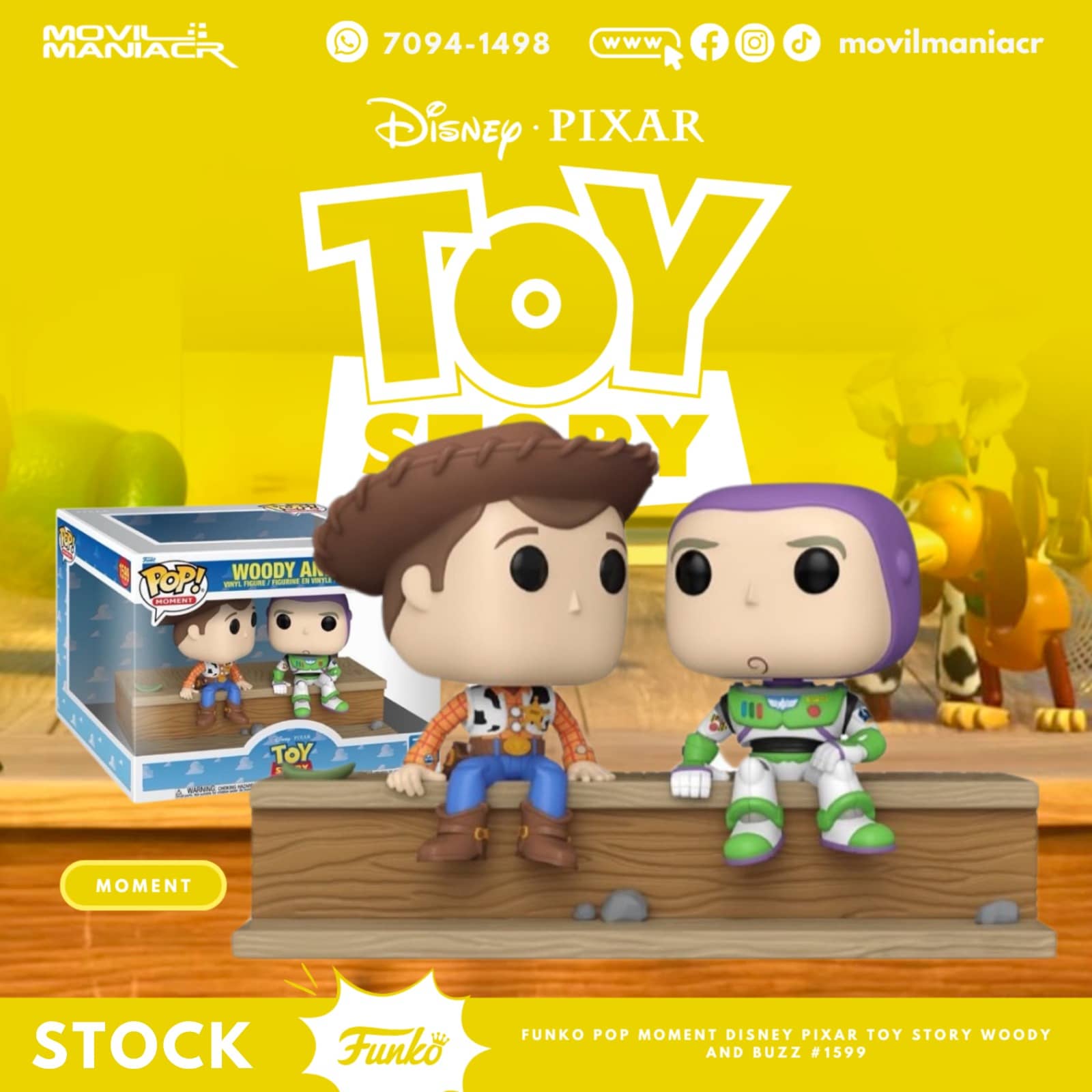 Funko Pop Toy Story 30th Anniversary Woody and Buzz #1599 - Moment (Stock) ¡Disponible Ahora! 1 Funko Pop Toy Story 30th Anniversary Woody and Buzz #1599 - Moment (Stock) ¡Disponible Ahora!