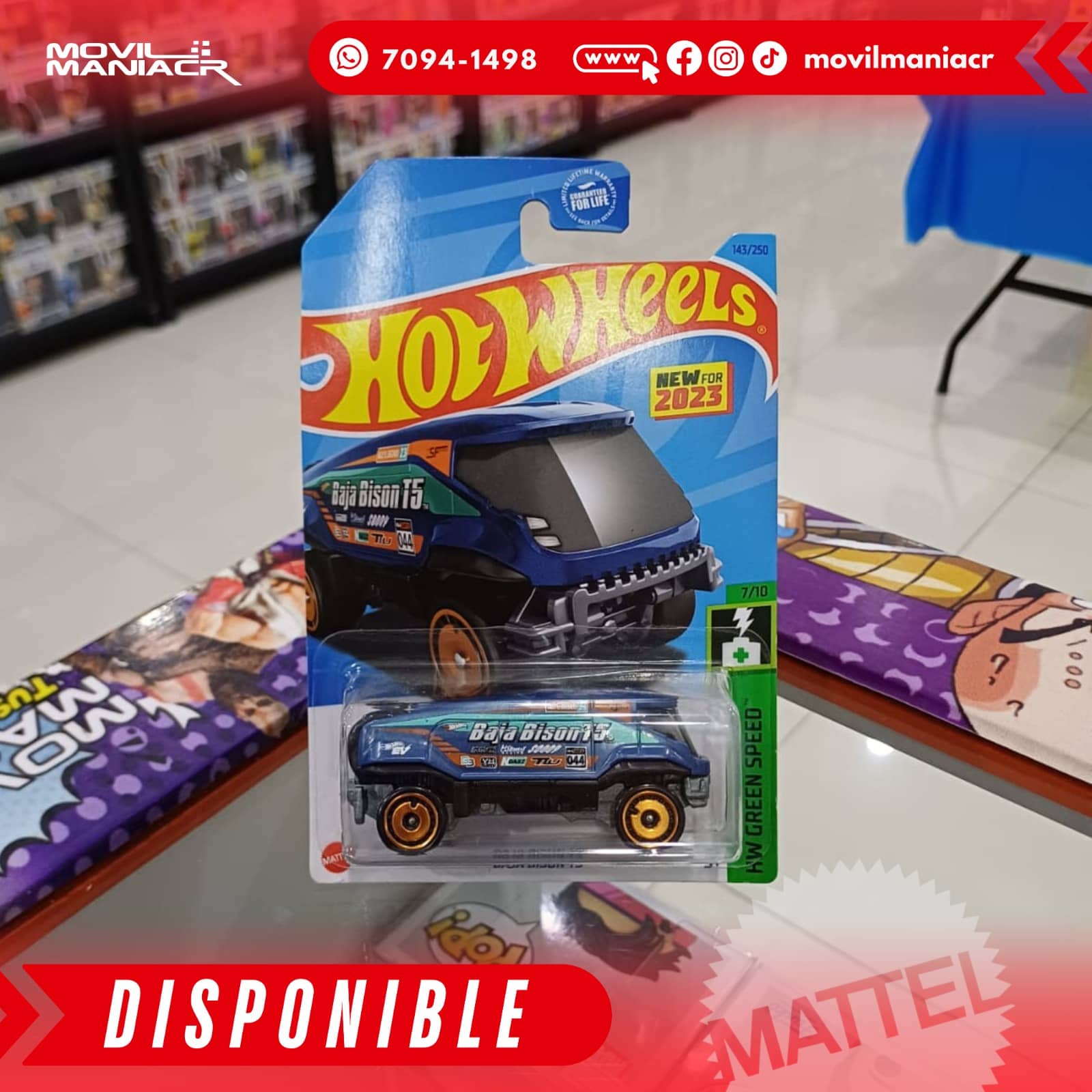 Hot Wheels Baja Bison T5 (143 /250) 2023 – (Stock) ¡Disponible Ahora! 1 Hot Wheels Baja Bison T5 (143 250) 2023 – (Stock) ¡Disponible Ahora!