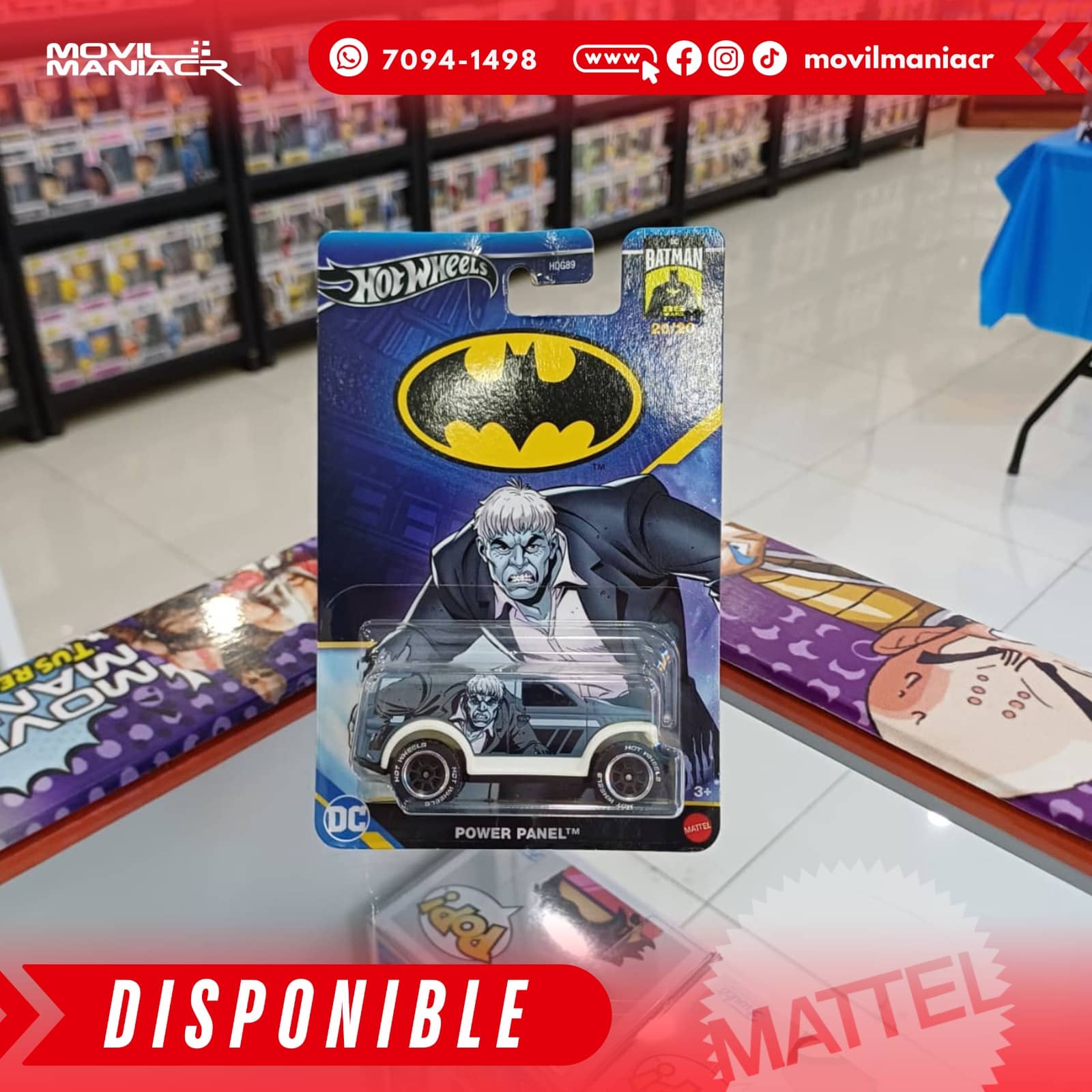 Hot Wheels Batman Power Panel 20/20 - (Stock) ¡Disponible Ahora! 1 Hot Wheels Batman Power Panel 2020 - (Stock) ¡Disponible Ahora!