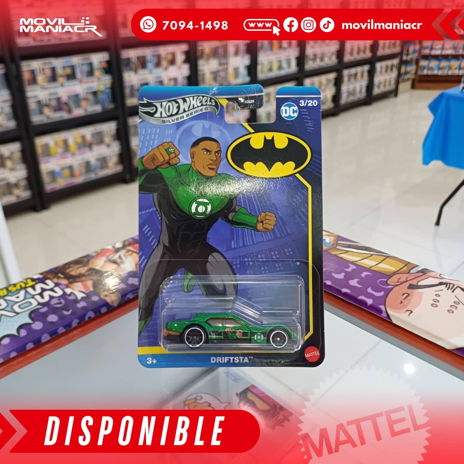 Hot Wheels Batman Silver Series Driftsta 3/20 - (Stock) ¡Disponible Ahora! 1 Hot Wheels Batman Silver Series Driftsta 320 - (Stock) ¡Disponible Ahora!