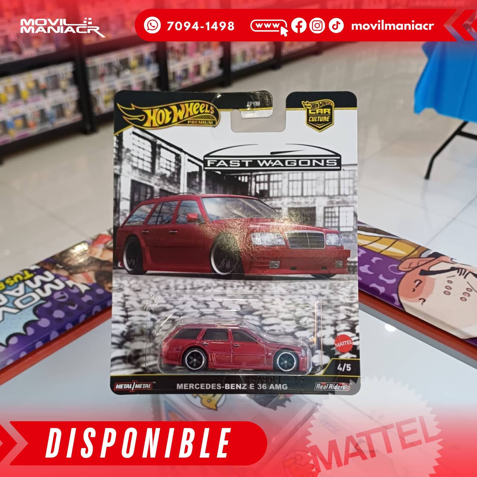 Hot Wheels Car Culture Mercedes-Benz E 36 AMG - Premium (Stock) ¡Disponible Ahora! 1 Hot Wheels Car Culture Mercedes-Benz E 36 AMG - Premium (Stock) ¡Disponible Ahora!