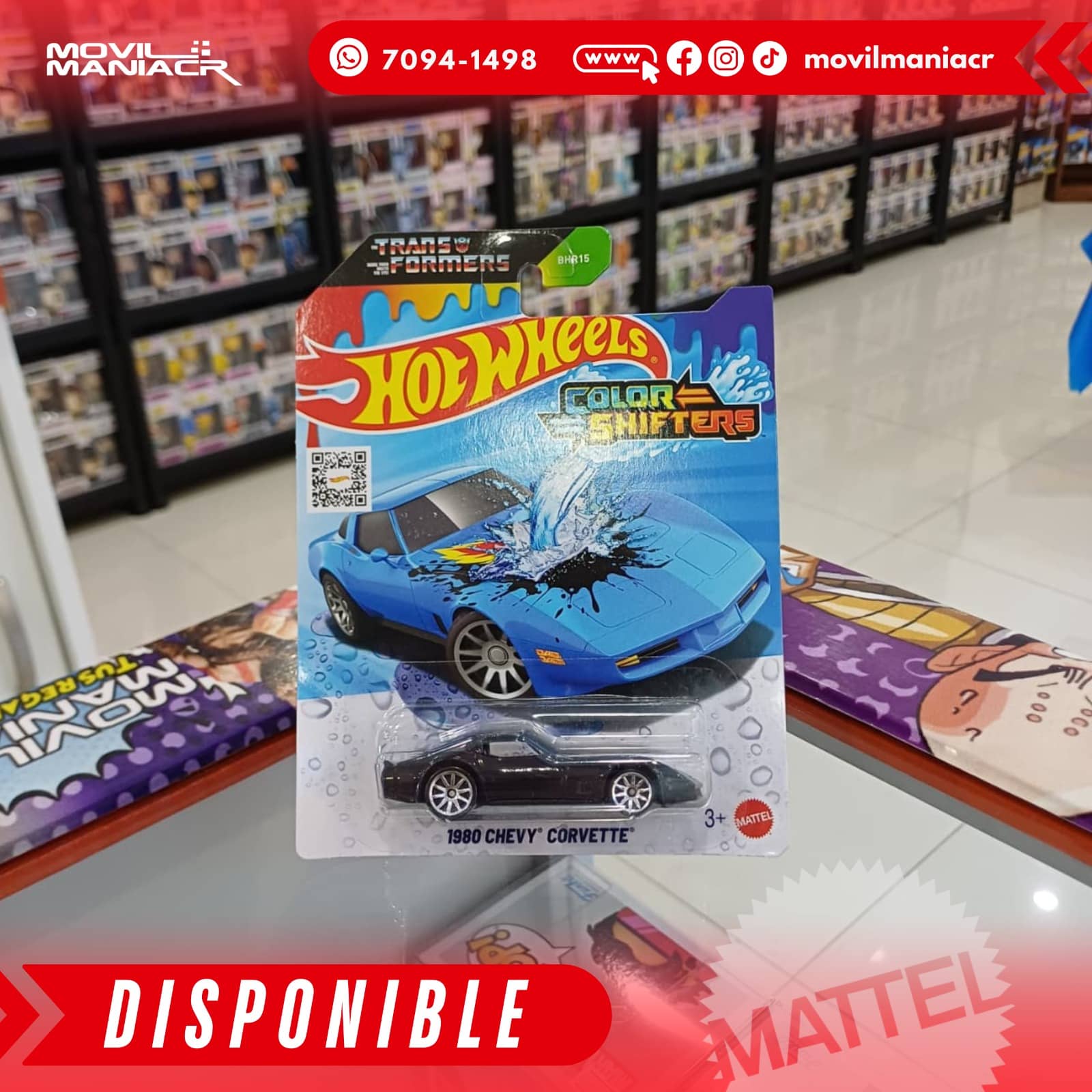 Hot Wheels Color Shifters 1980 Chevy Corvette - (Stock) ¡Disponible Ahora! 1 Hot Wheels Color Shifters 1980 Chevy Corvette - (Stock) ¡Disponible Ahora!