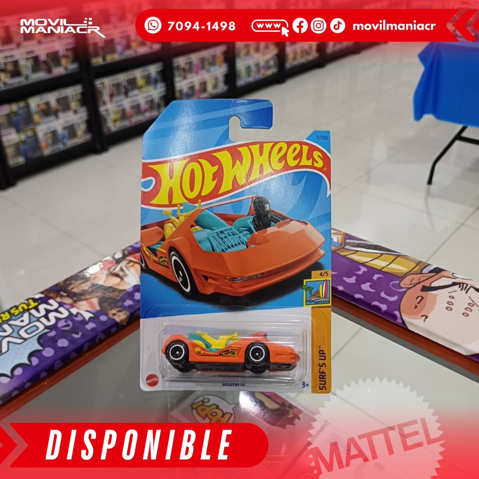 Hot Wheels Deora III (71/250) 2023 – (Stock) ¡Disponible Ahora! 1 Hot Wheels Deora III (71250) 2023 – (Stock) ¡Disponible Ahora!