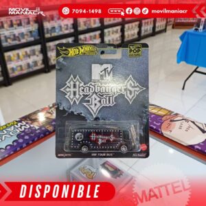 Hot Wheels Pop Culture MTV Headbanger Ball Tour Bus - Premium (Stock) ¡Disponible Ahora!