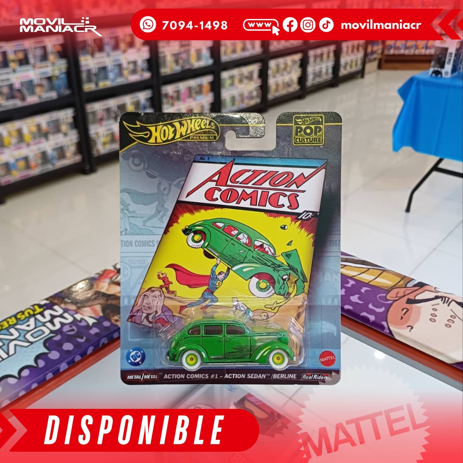 Hot Wheels Pop Culture Superman Sedan Berline - Premium (Stock) ¡Disponible Ahora! 1 Hot Wheels Pop Culture Superman Sedan Berline - Premium (Stock) ¡Disponible Ahora!
