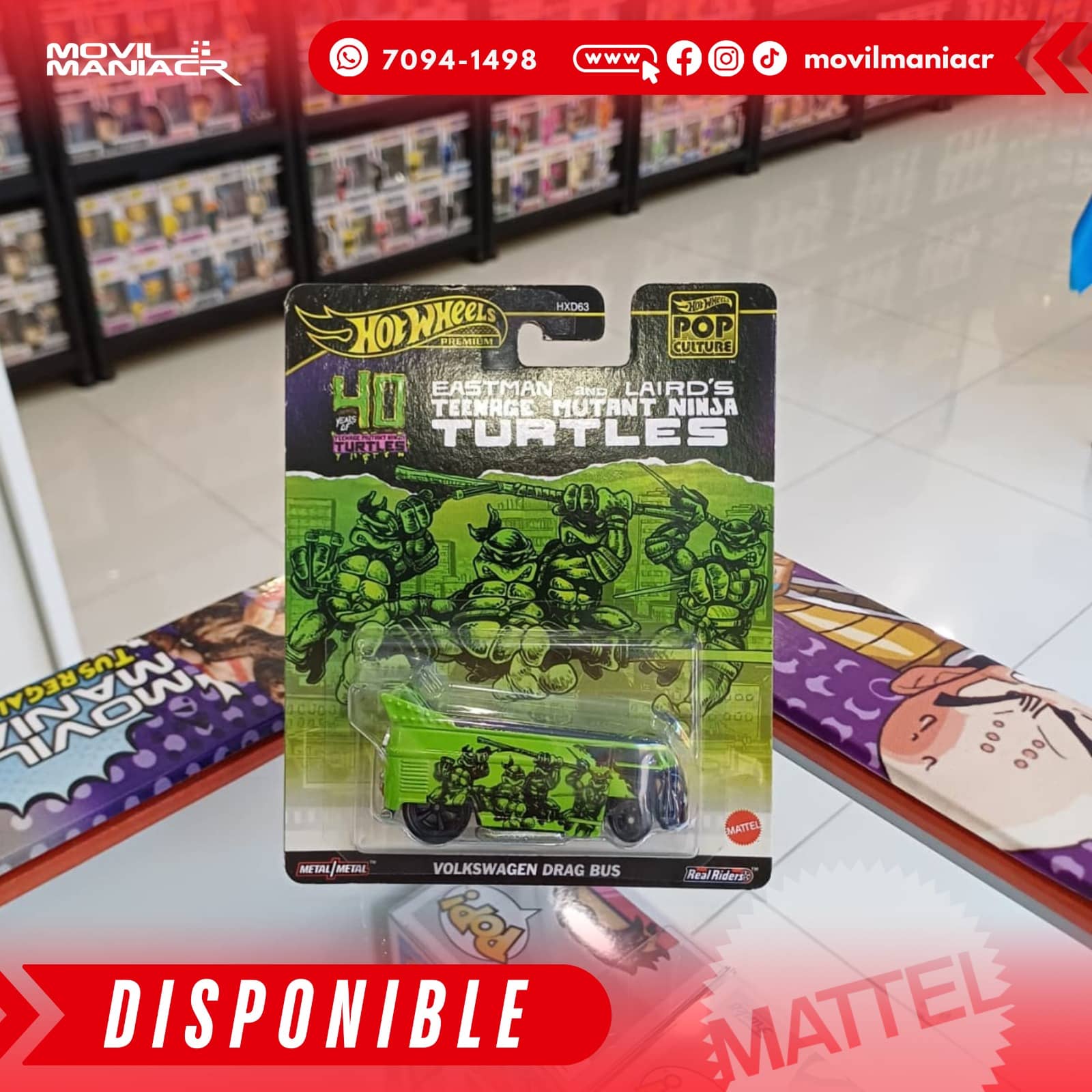 Hot Wheels Pop Culture TMNT Volkswagen Drag Bus - Premium (Stock) ¡Disponible Ahora! 1 Hot Wheels Pop Culture TMNT Volkswagen Drag Bus - Premium (Stock) ¡Disponible Ahora!