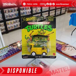 Hot Wheels Pop Culture TMNT Party Wagon - Premium (Stock) ¡Disponible Ahora!