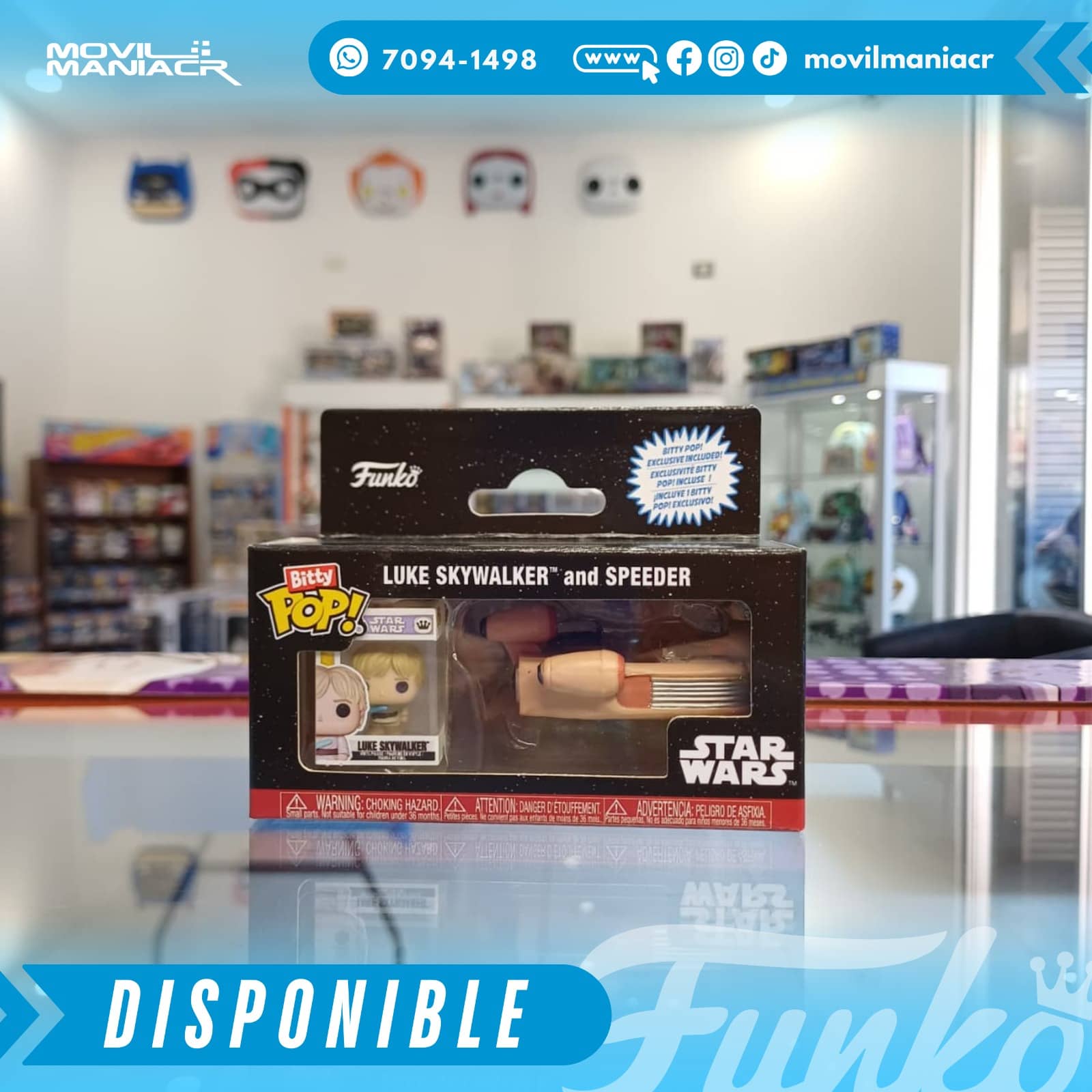Rides Bitty Pop Star Wars Luke Skywalker - (Stock) ¡Disponible Ahora! 2 Rides Bitty Pop Star Wars Luke Skywalker - (Stock) ¡Disponible Ahora! - Imagen 2