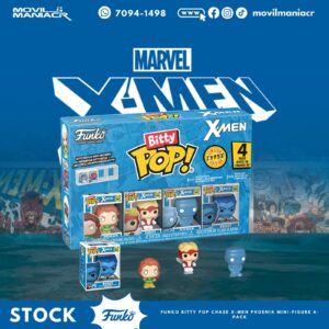 4-Pack Bitty Pop X-Men Jean Grey Chase - (Stock) ¡Disponible Ahora!
