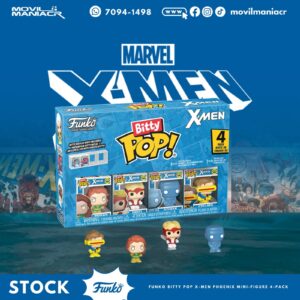 4-Pack Bitty Pop X-Men Jean Grey - (Stock) ¡Disponible Ahora!