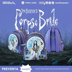 Bolso Mini Loungefly Corpse Bride Moon Lenticular - (Preventa) ¡Reserva Ahora!