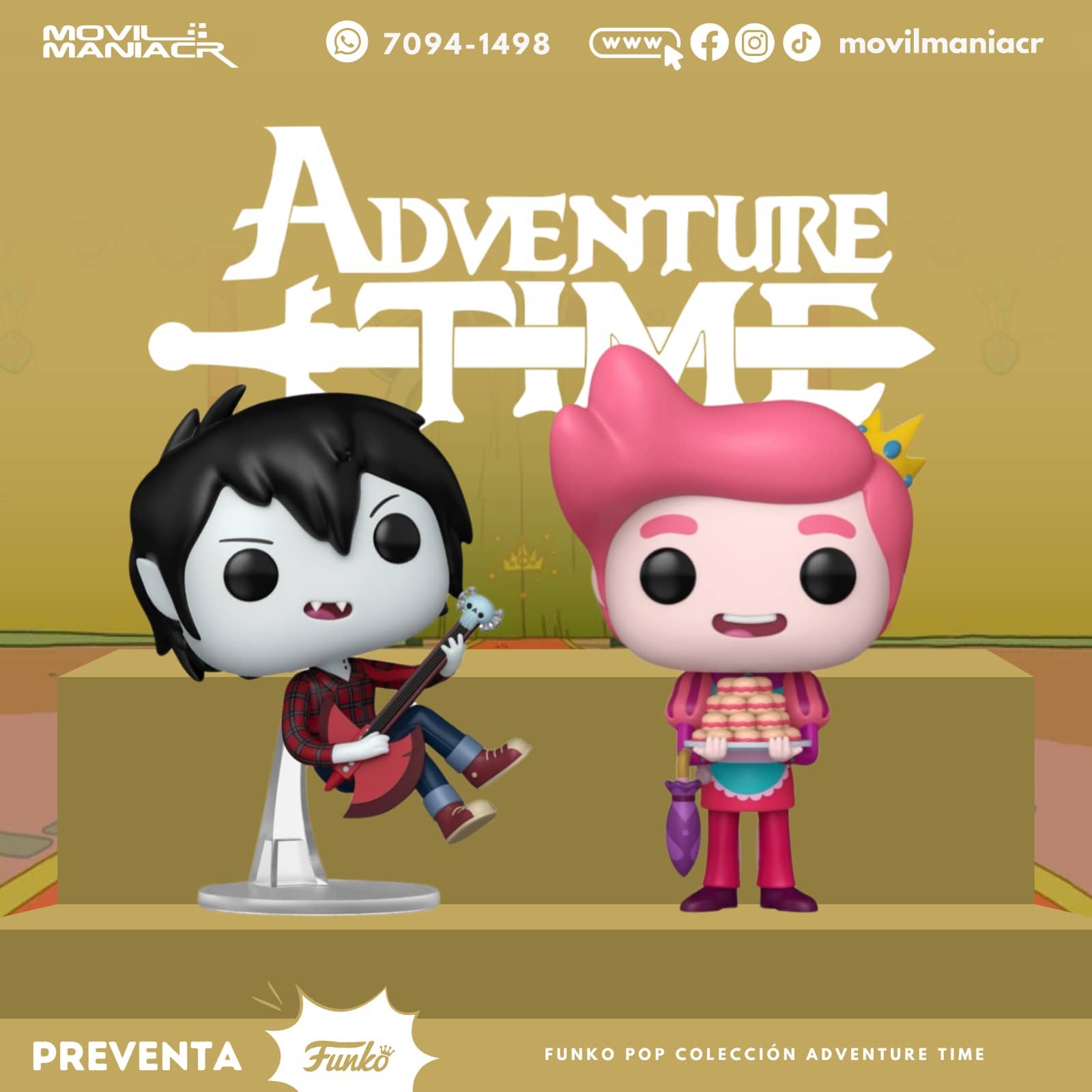 Funko Pop Adventure Time(Marshall Lee-Prince Gumball) - (Preventa) ¡Reserva Ahora! 1 Funko Pop Adventure Time(Marshall Lee-Prince Gumball) - (Preventa) ¡Reserva Ahora!