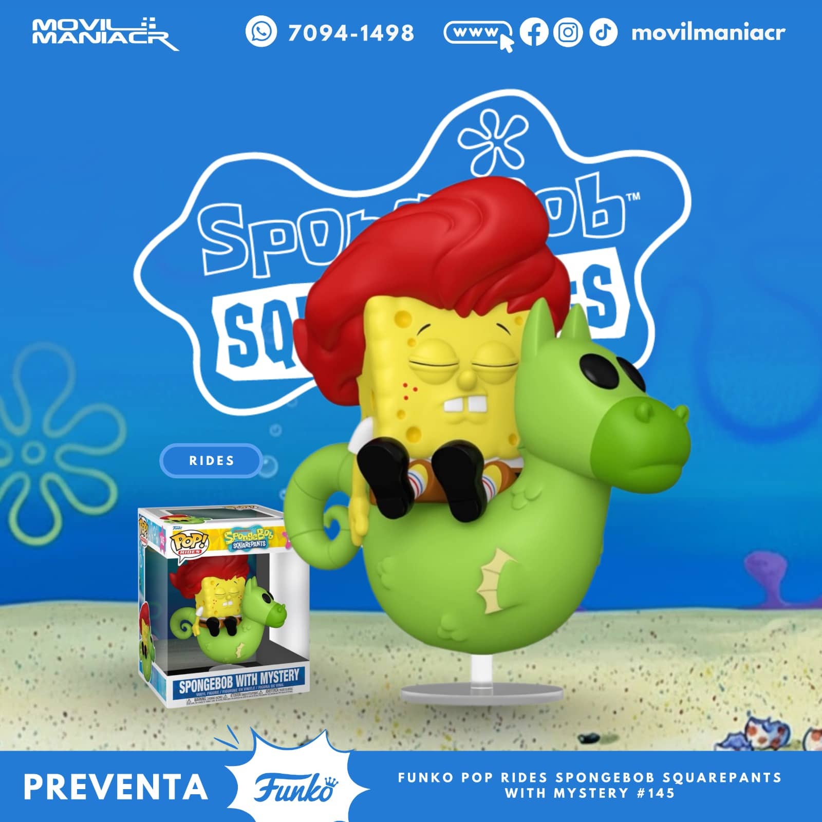 Funko Pop SpongeBob SquarePants Rides #145 - (Preventa) ¡Reserva Ahora! 1 Funko Pop SpongeBob SquarePants Rides #145 - (Preventa) ¡Reserva Ahora!