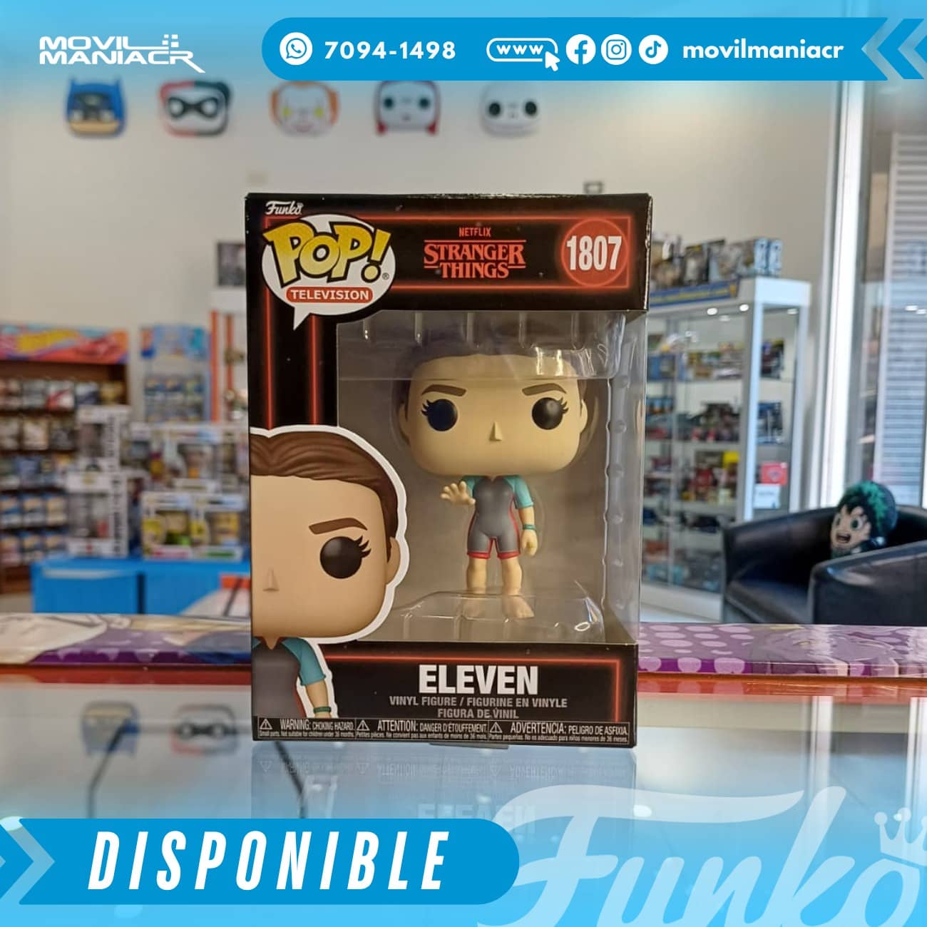 Funko Pop Stranger Things Eleven #1807 - (Stock) ¡Disponible Ahora! 2 Funko Pop Stranger Things Eleven #1807 - (Stock) ¡Disponible Ahora! - Imagen 2