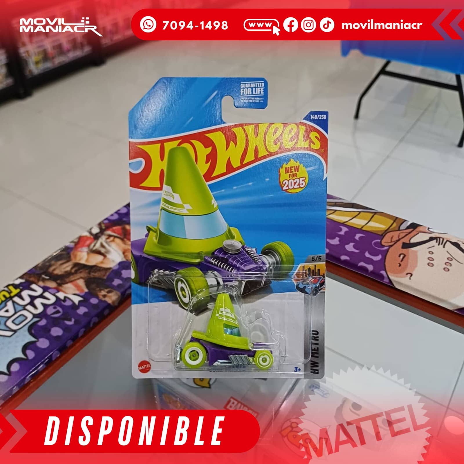Hot Wheels Cone Shaker (148/250) 2025 – (Stock) ¡Disponible Ahora! 1 Hot Wheels Cone Shaker (148250) 2025 – (Stock) ¡Disponible Ahora!