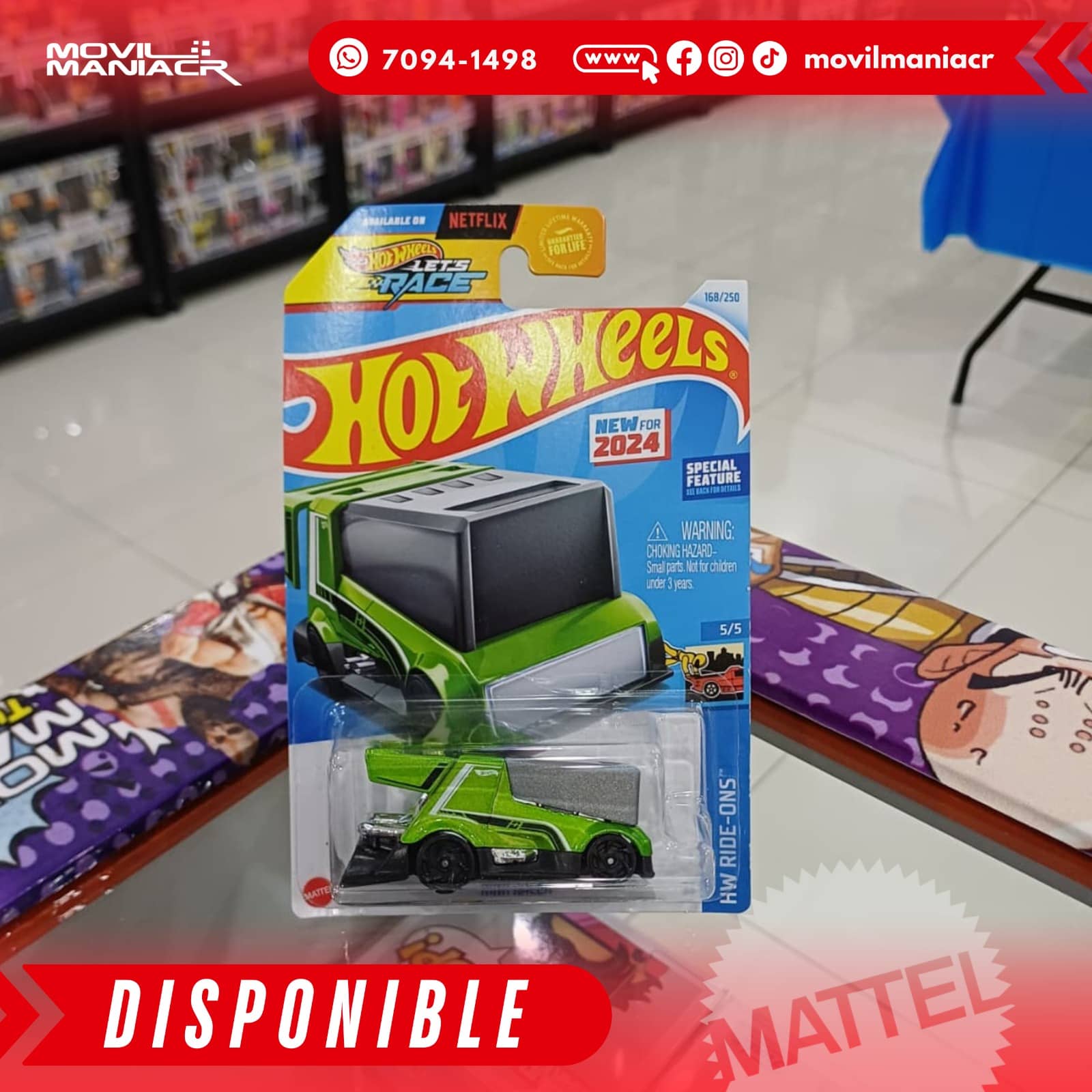 Hot Wheels Rink Racer (168/250) 2024 Verde – (Stock) ¡Disponible Ahora! 1 Hot Wheels Rink Racer (168250) 2024 Verde – (Stock) ¡Disponible Ahora!