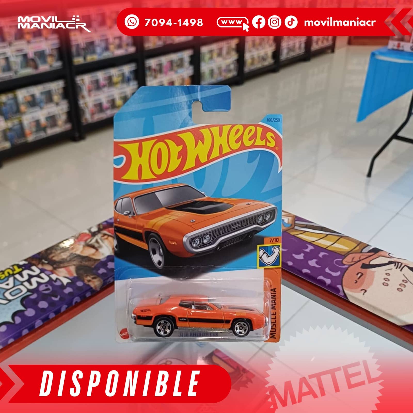 Hot Wheels '71 Plymouth GTX (166/250) 2023 – Naranja (Stock) ¡Disponible Ahora! 1 Hot Wheels '71 Plymouth GTX (166250) 2023 – Naranja (Stock) ¡Disponible Ahora!