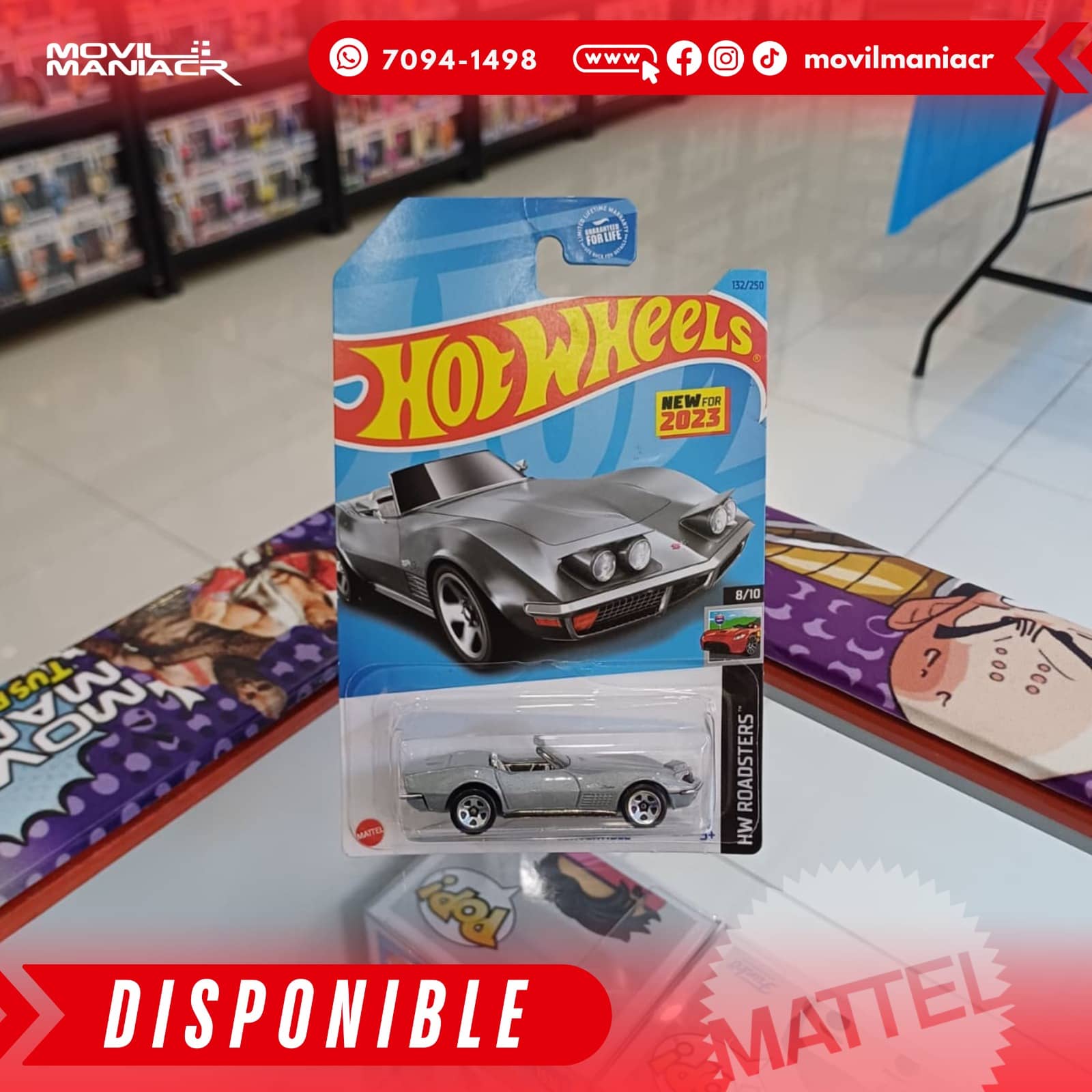Hot Wheels '72 Stingray Convertible (132/250) 2023 – (Stock) ¡Disponible Ahora! 1 Hot Wheels '72 Stingray Convertible (132250) 2023 – (Stock) ¡Disponible Ahora!