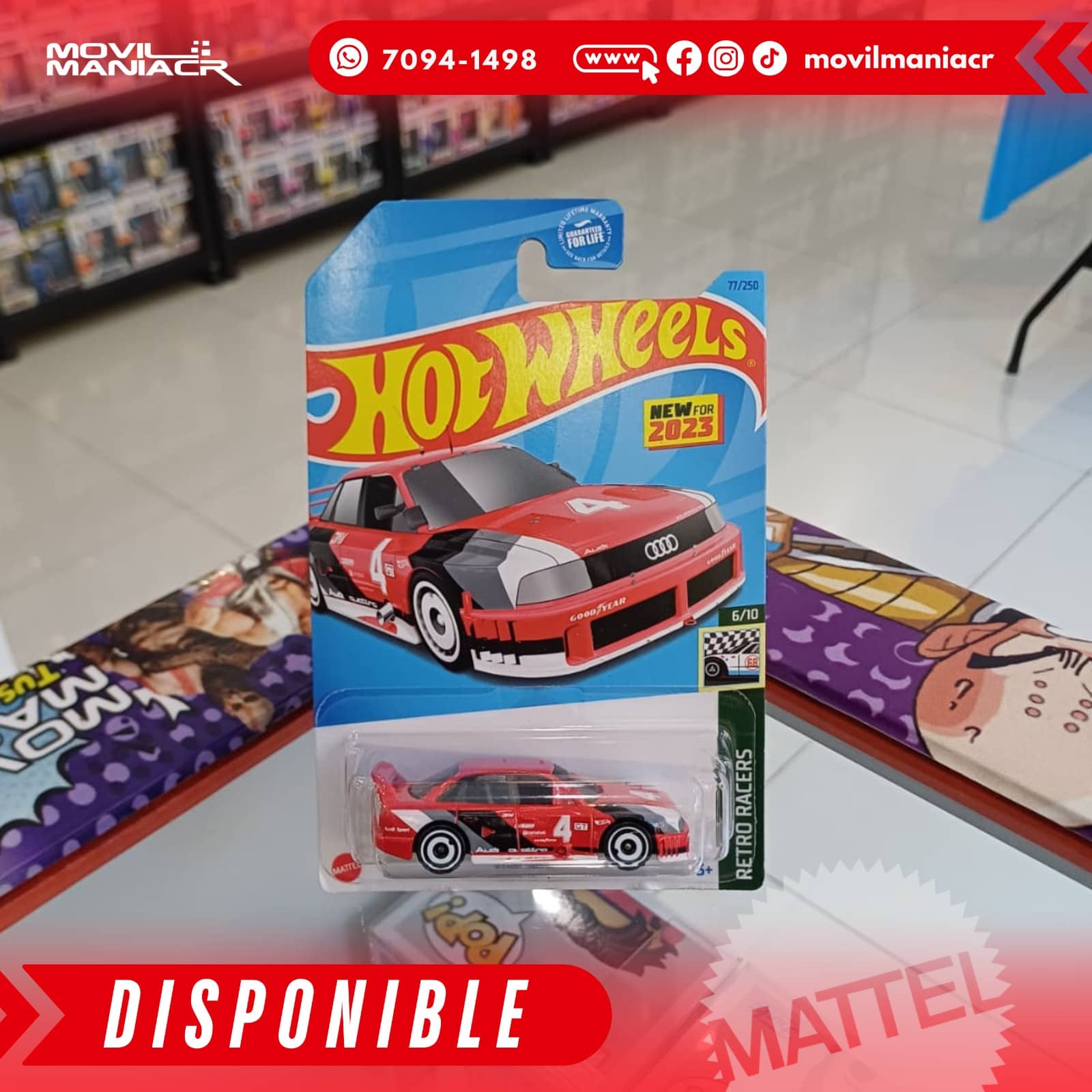 Hot Wheels Audi '90 Quattro (77/250) 2023 – (Stock) ¡Disponible Ahora! 1 Hot Wheels Audi '90 Quattro (77250) 2023 – (Stock) ¡Disponible Ahora!