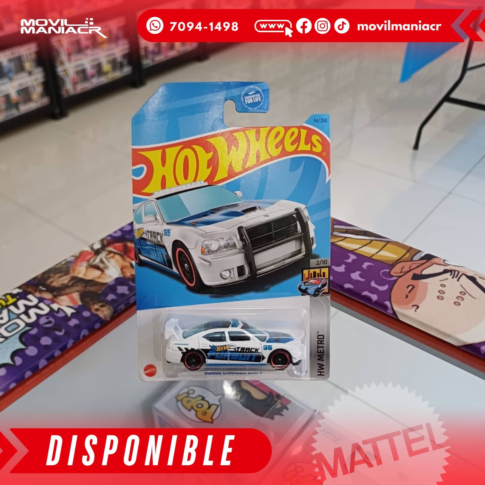 Hot Wheels Dodge Charger Drift (54/250) 2023 – (Stock) ¡Disponible Ahora! 1 Hot Wheels Dodge Charger Drift (54250) 2023 – (Stock) ¡Disponible Ahora!
