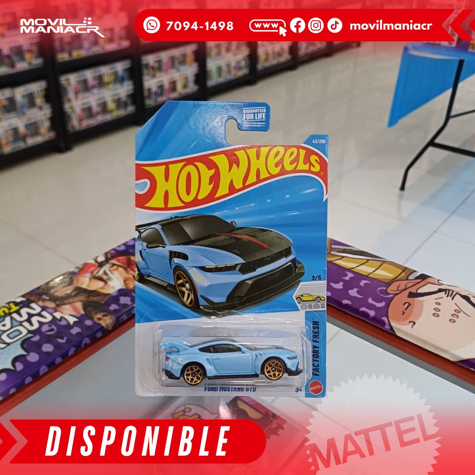 Hot Wheels Ford Mustang GTD (43/250) 2026 – (Stock) ¡Disponible Ahora! 1 Hot Wheels Ford Mustang GTD (43250) 2026 – (Stock) ¡Disponible Ahora!