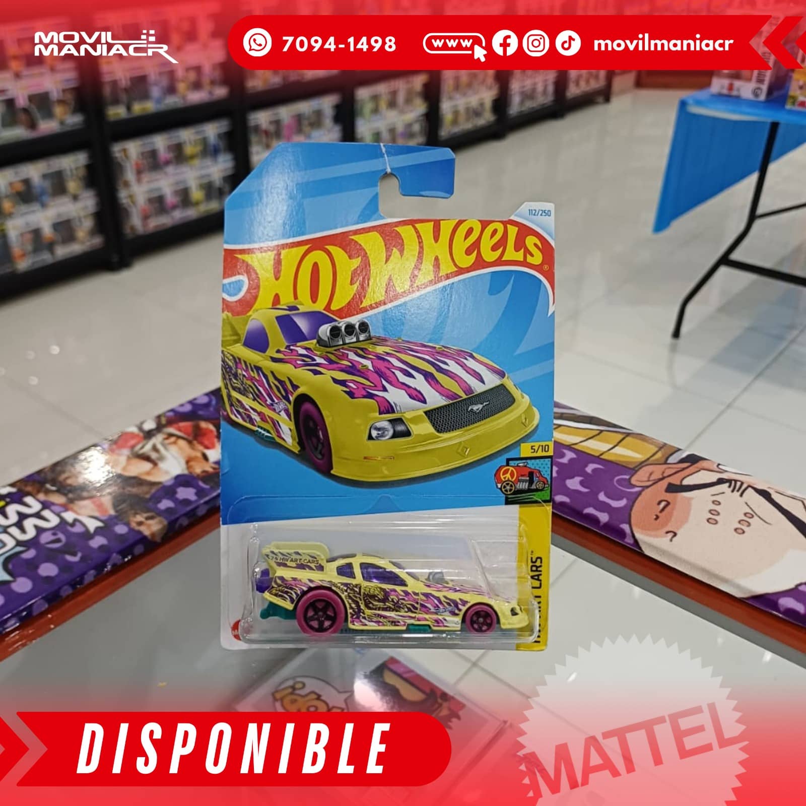 Hot Wheels Mustang Funny Car (112/250) 2024 – (Stock) ¡Disponible Ahora! 1 Hot Wheels Mustang Funny Car (112250) 2024 – (Stock) ¡Disponible Ahora!