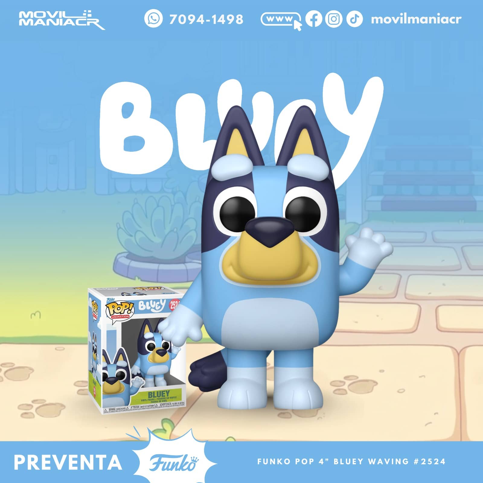 Funko Pop Bluey #2524 - (Preventa) ¡Reserva Ahora! 1 Funko Pop Bluey #2524 - (Preventa) ¡Reserva Ahora!