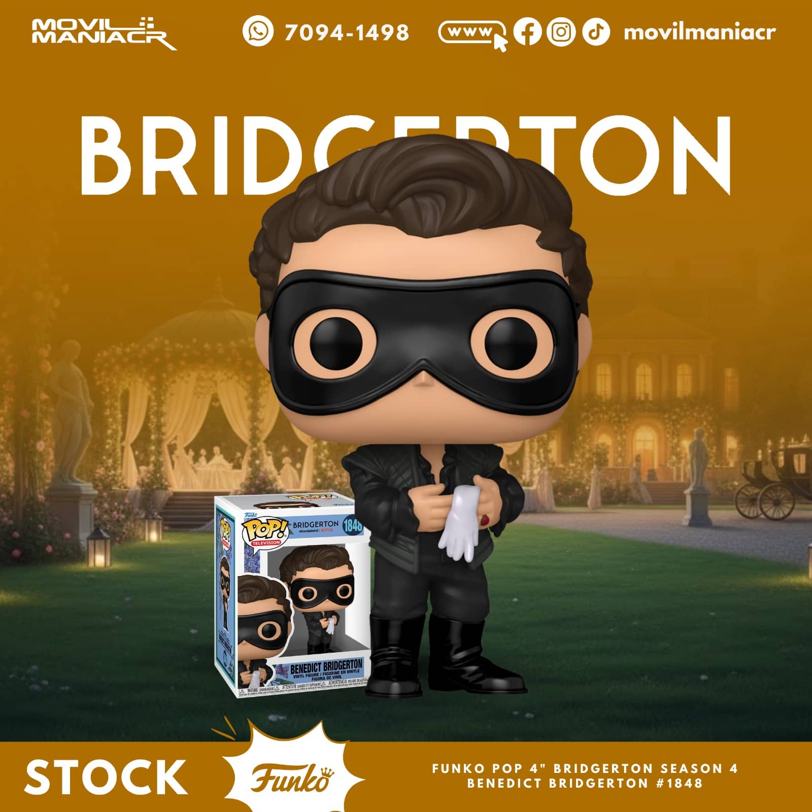 Funko Pop Bridgerton Benedict Bridgerton #1848 - (Stock) ¡Disponible Ahora! 1 Funko Pop Bridgerton Benedict Bridgerton #1848 - (Stock) ¡Disponible Ahora!
