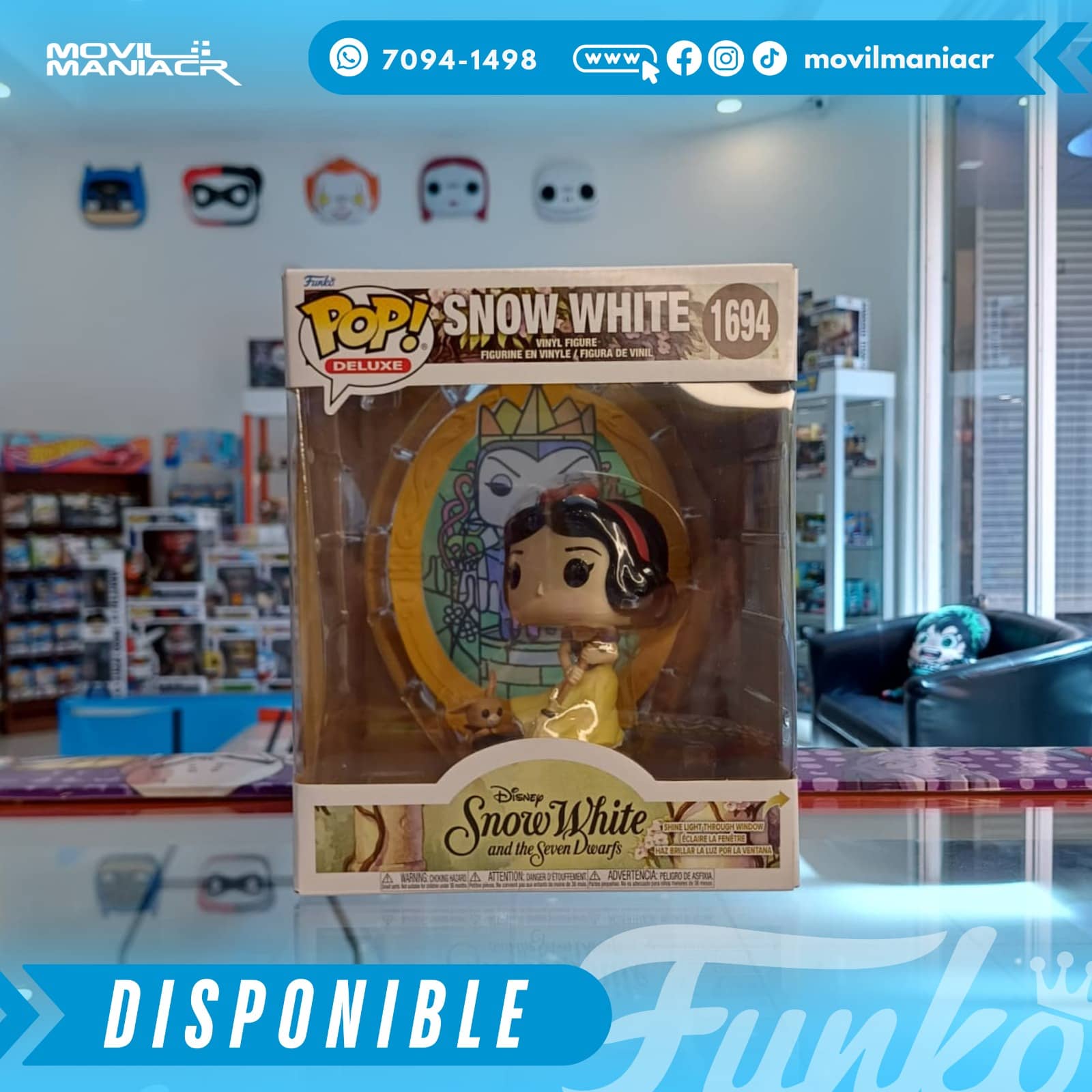 Funko Pop Snow White Stained Glass #1694 - Deluxe (Stock) ¡Disponible Ahora! 2 Funko Pop Snow White Stained Glass #1694 - Deluxe (Stock) ¡Disponible Ahora! - Imagen 2