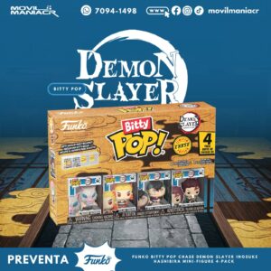 4-Pack Bitty Pop Demon Slayer Inosuke - (Preventa) ¡Reserva Ahora!