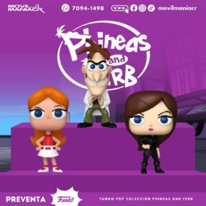 Colección 3 Funko Pop Phineas and Ferb - (Preventa) ¡Reserva Ahora!