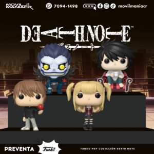 Colección 4 Funko Pop Death Note - (Preventa) ¡Reserva Ahora!