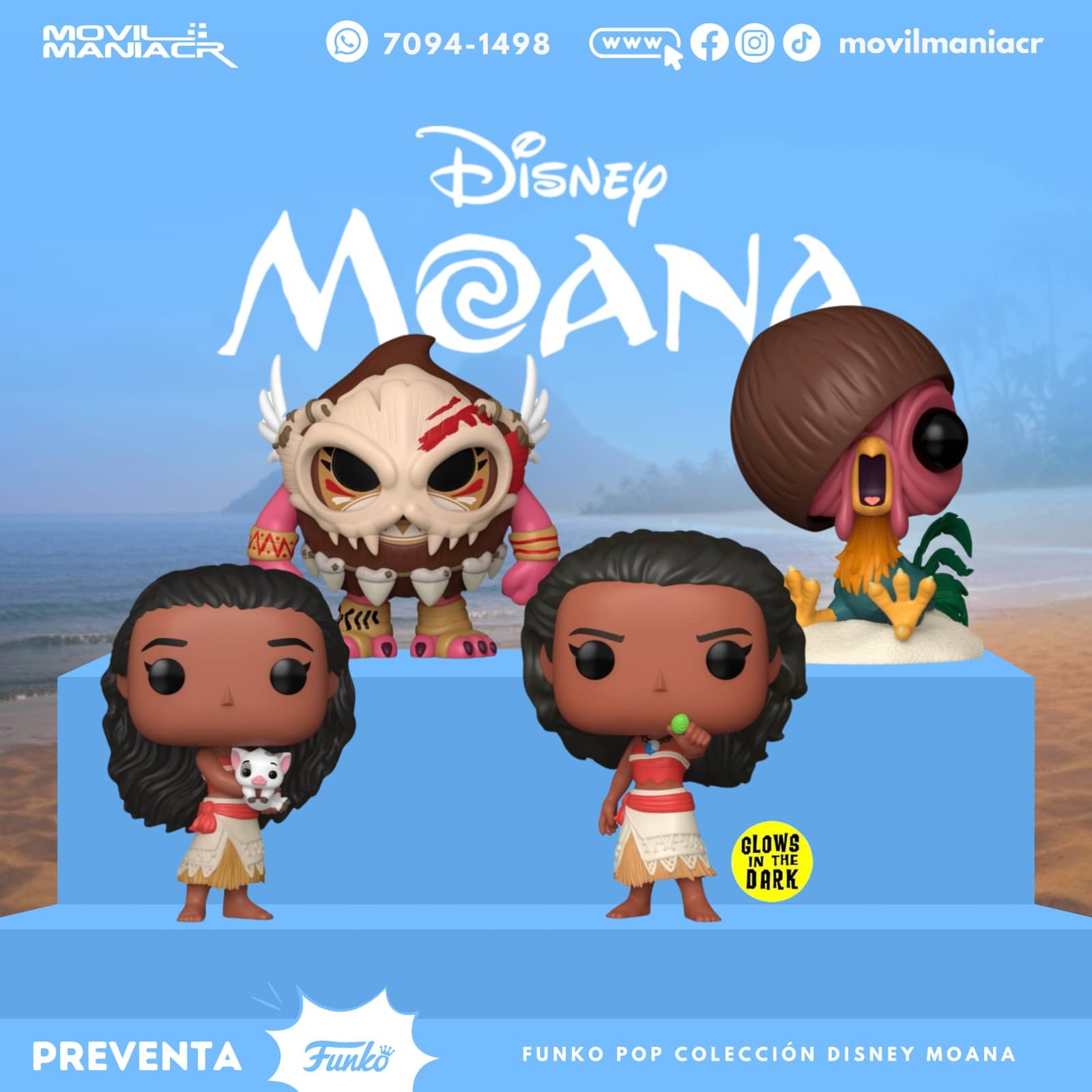 Colección 4 Funko Pop Moana - (Preventa) ¡Reserva Ahora! 1 Colección 4 Funko Pop Moana - (Preventa) ¡Reserva Ahora!
