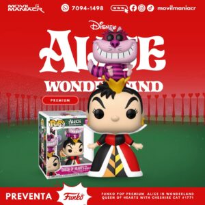 Funko Pop Alice in Wonderland Queen of Hearts Premium #1771 - (Preventa) ¡Reserva Ahora!
