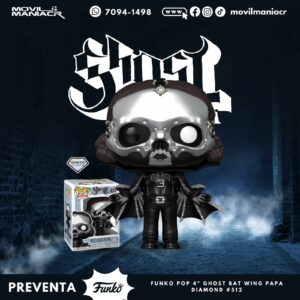 Funko Pop Ghost Bat Wing Papa Diamond Glitter #512 - (Preventa) ¡Reserva Ahora!