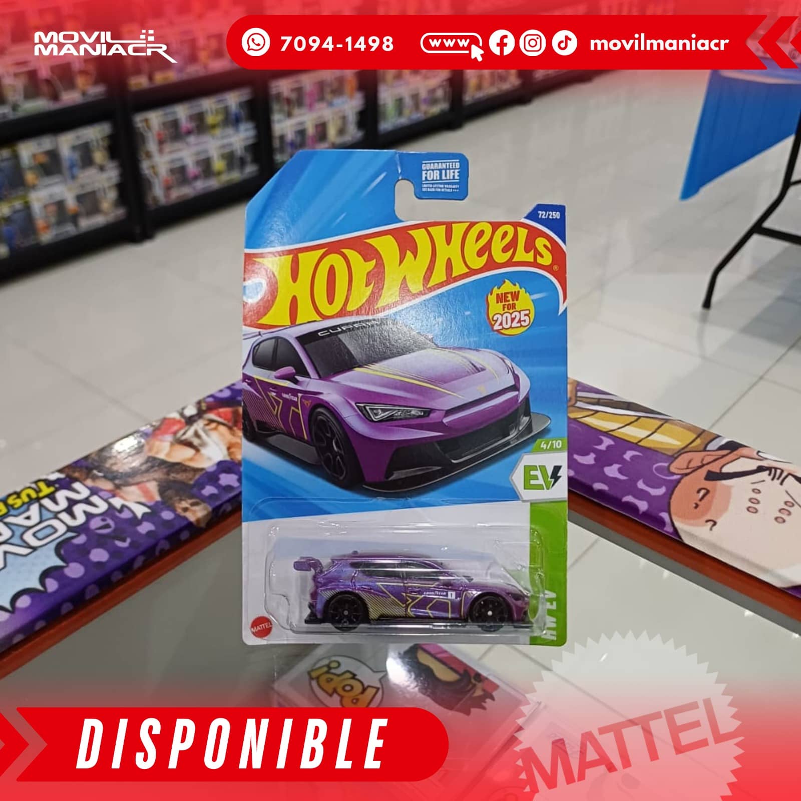 Hot Wheels Cupra e-Racer (72/250) 2025 – (Stock) ¡Disponible Ahora! 1 Hot Wheels Cupra e-Racer (72250) 2025 – (Stock) ¡Disponible Ahora!