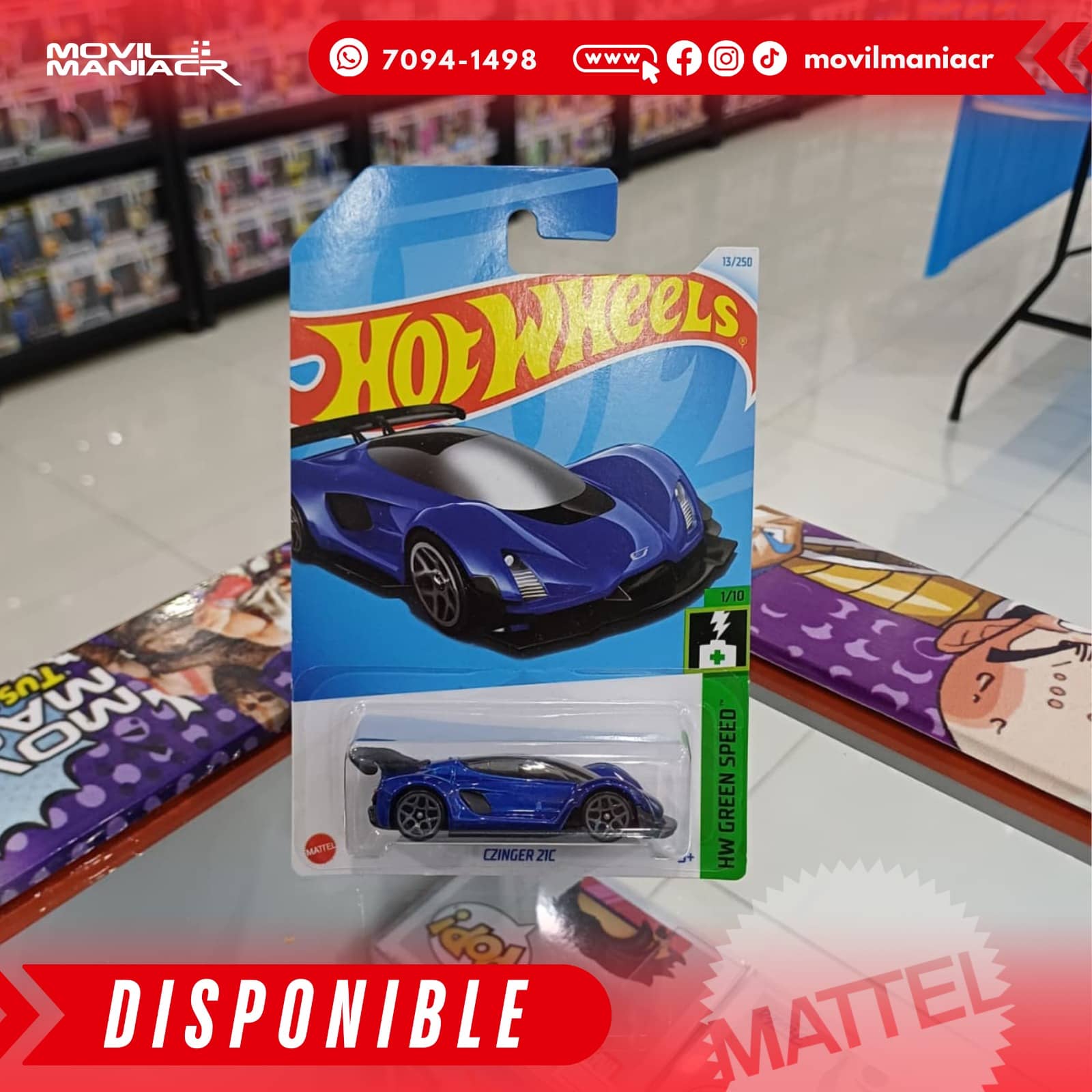 Hot Wheels Czinger 21C (13/250) 2024 – (Stock) ¡Disponible Ahora! 1 Hot Wheels Czinger 21C (13250) 2024 – (Stock) ¡Disponible Ahora!