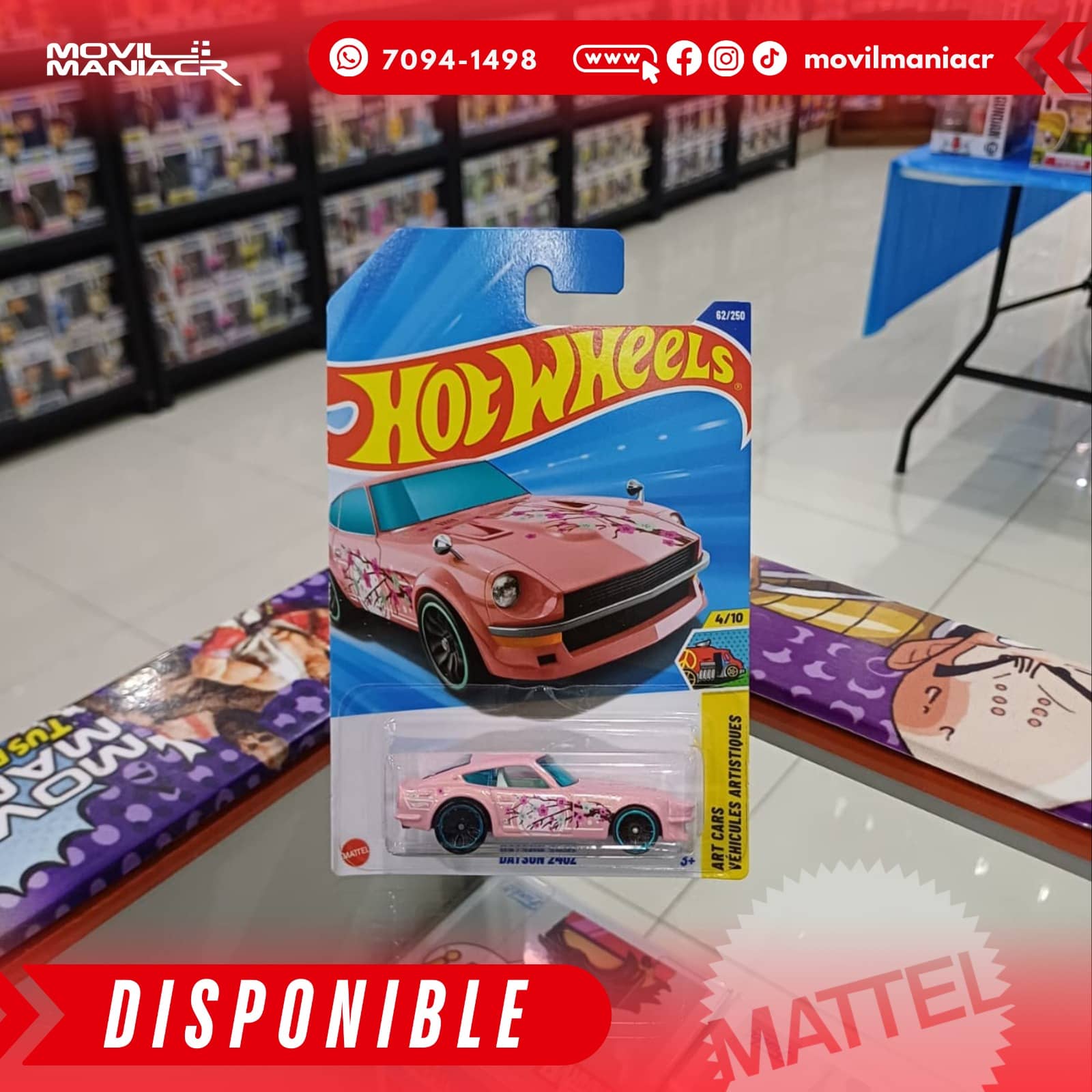 Hot Wheels Datsun 240Z (62/250) 2025 – (Stock) ¡Disponible Ahora! 1 Hot Wheels Datsun 240Z (62250) 2025 – (Stock) ¡Disponible Ahora!