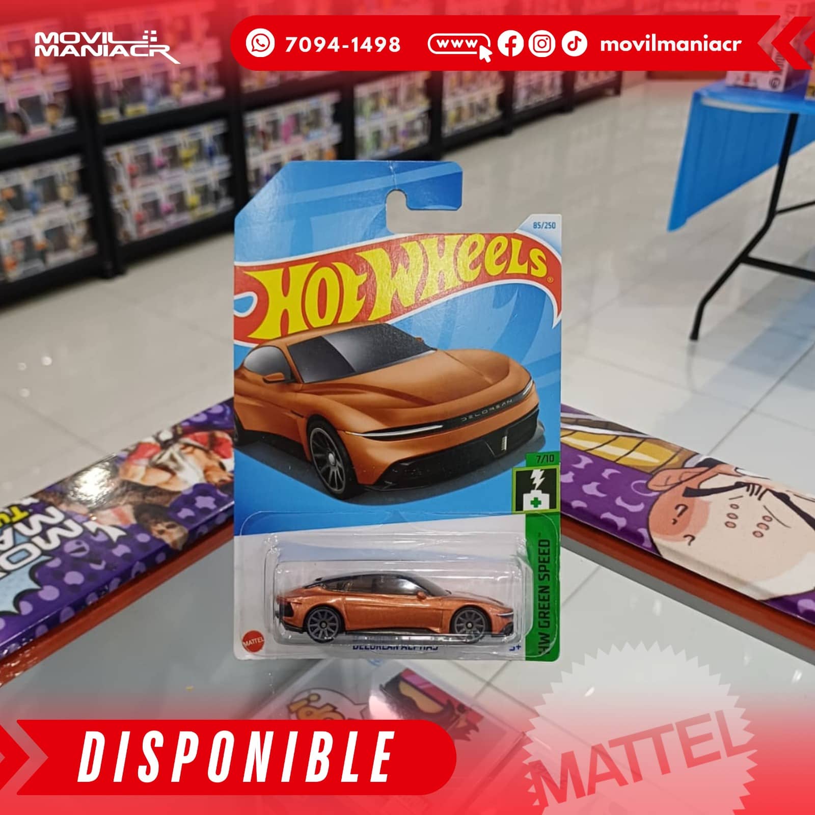 Hot Wheels Delorean Alpha5 (85/250) 2024 – (Stock) ¡Disponible Ahora! 1 Hot Wheels Delorean Alpha5 (85250) 2024 – (Stock) ¡Disponible Ahora!
