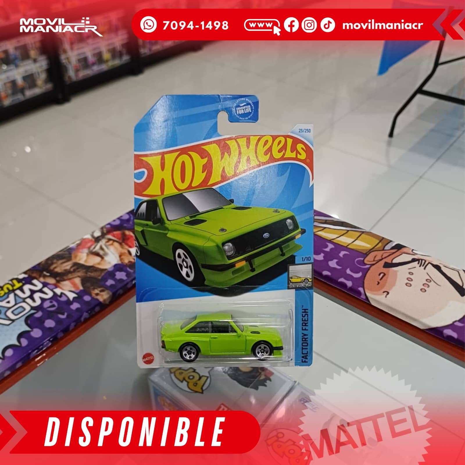 Hot Wheels Ford Escort RS2000 (23/250) 2024 – (Stock) ¡Disponible Ahora! 1 Hot Wheels Ford Escort RS2000 (23250) 2024 – (Stock) ¡Disponible Ahora!