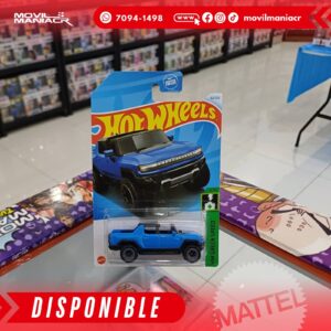 Hot Wheels GMC Hummer EV (62250) 2024 – Azul (Stock) ¡Disponible Ahora!