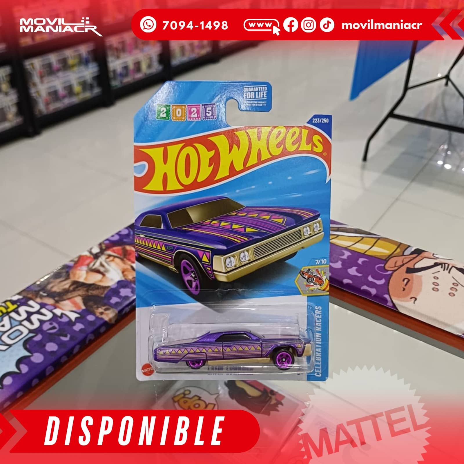 Hot Wheels Layin' Lowrider (223/250) 2025 – (Stock) ¡Disponible Ahora! 1 Hot Wheels Layin' Lowrider (223250) 2025 – (Stock) ¡Disponible Ahora!