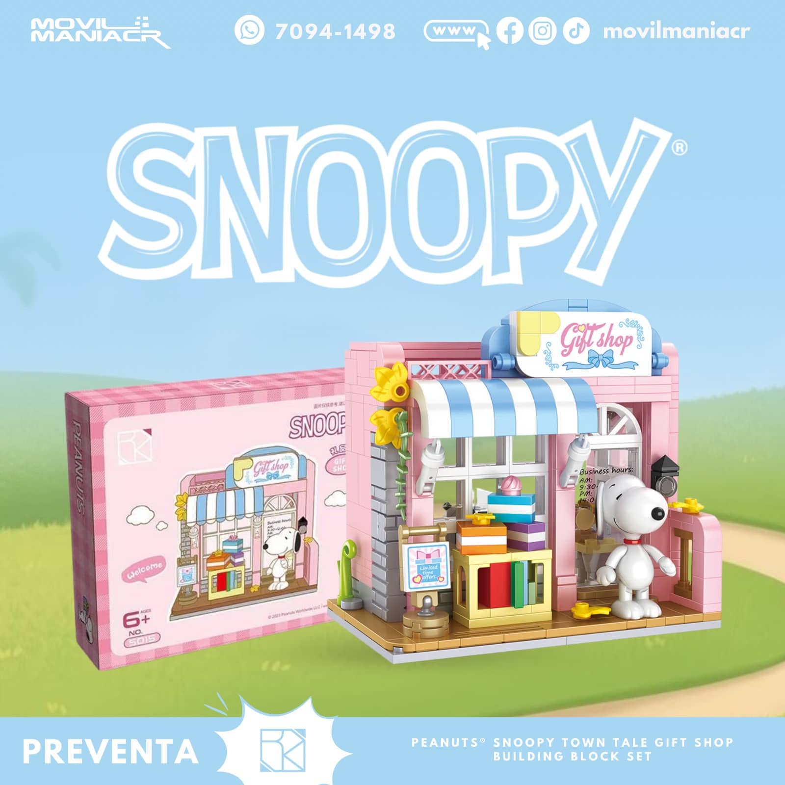 Armable Hsanhe Peanuts Snoopy Town Tale Gift Shop(S015) - (Preventa) ¡Reserva Ahora! 1 Armable Hsanhe Peanuts Snoopy Town Tale Gift Shop(S015) - (Preventa) ¡Reserva Ahora!